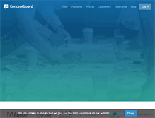 Tablet Screenshot of conceptboard.com